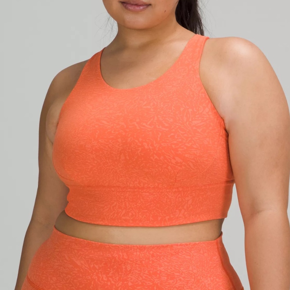 Lululemon WUNDER TRAIN LONG-LINE BRA size 12 C/D
